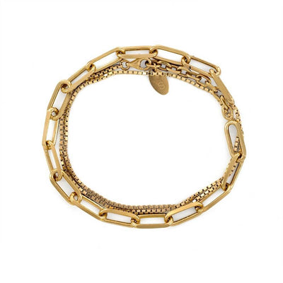 Bracelet créateur de bijoux fantaisie et couture Stalactite Paris. le bracelet Twiggy est en plaqué or