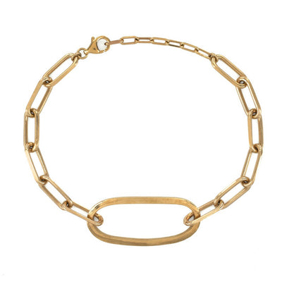 Bracelet créateur par Stalactite Paris, le bracelet créateur Iggy est en plaqué or